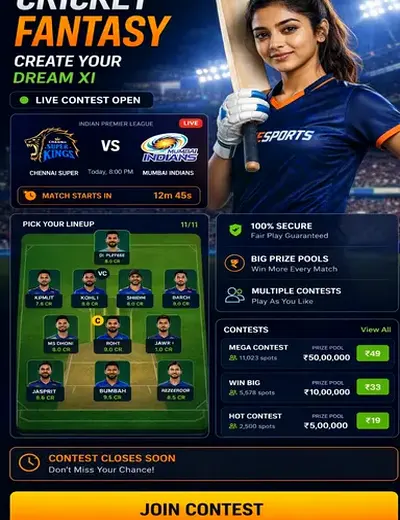 Indan (indanapp) fantasy cricket & matchday visual 3